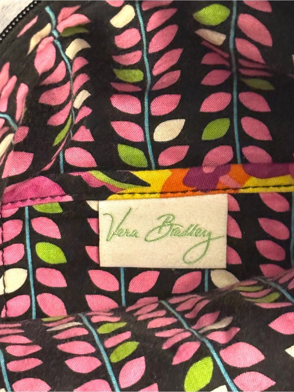 Vera Bradley Purple Floral Quilted Crossbody - Multicolor